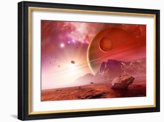 Planets In the Orion Nebula-Detlev Van Ravenswaay-Framed Photographic Print