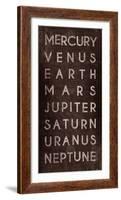 Planets-The Vintage Collection-Framed Giclee Print