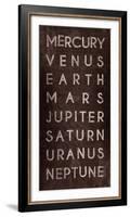 Planets-The Vintage Collection-Framed Giclee Print