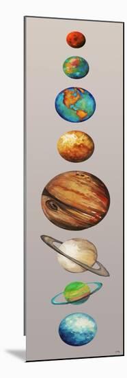 Planets-Elizabeth Medley-Mounted Art Print