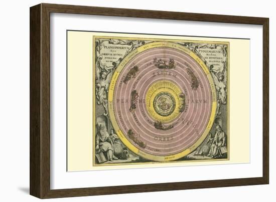 Planisphaerium Ptolemaicum-Andreas Cellarius-Framed Art Print