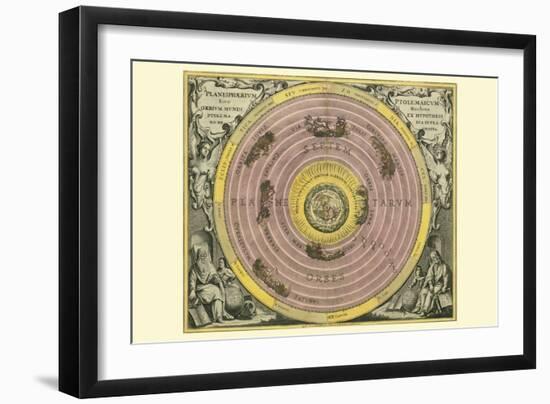 Planisphaerium Ptolemaicum-Andreas Cellarius-Framed Art Print