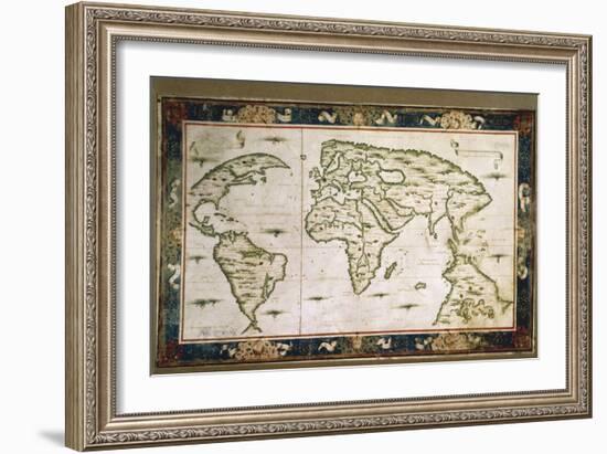 Planisphere, 1566-Nicolas Lancret-Framed Giclee Print