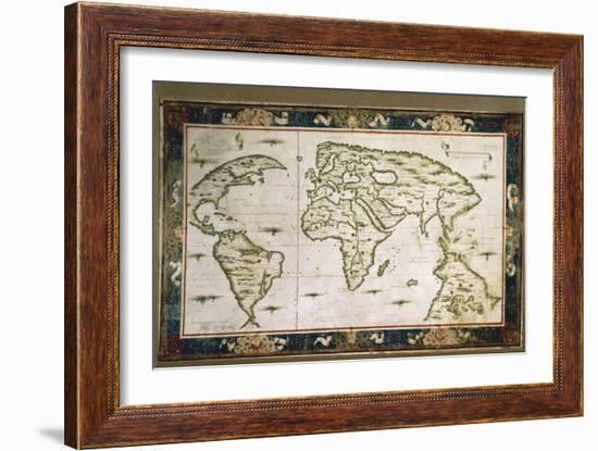 Planisphere, 1566-Nicolas Lancret-Framed Giclee Print