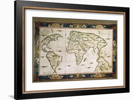 Planisphere, 1566-Nicolas Lancret-Framed Giclee Print