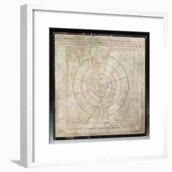 Planisphere Bianchini (Egyptian-Greek Planisphere)-null-Framed Giclee Print