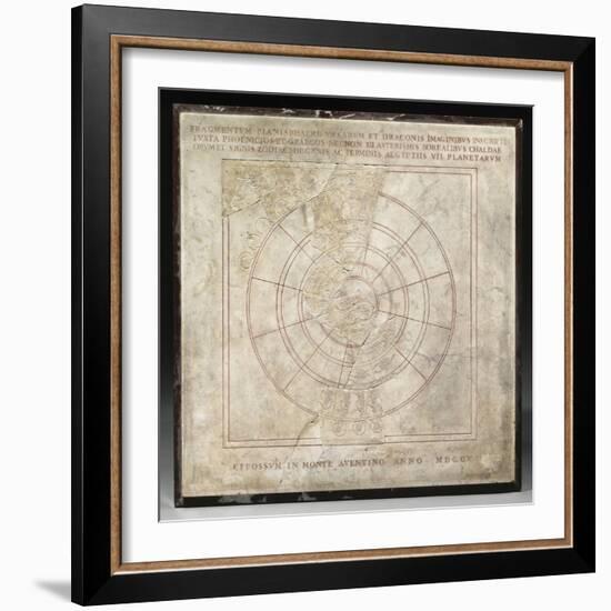 Planisphere Bianchini (Egyptian-Greek Planisphere)-null-Framed Giclee Print