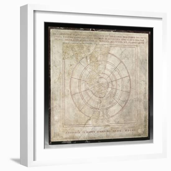 Planisphere Bianchini (Egyptian-Greek Planisphere)-null-Framed Giclee Print