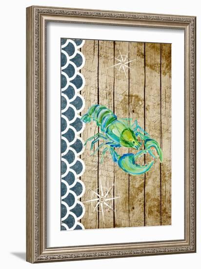 Planked Sealife I-Julie DeRice-Framed Art Print