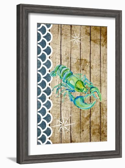 Planked Sealife I-Julie DeRice-Framed Art Print