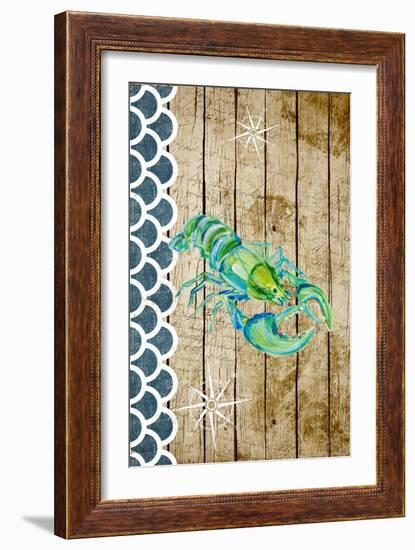 Planked Sealife I-Julie DeRice-Framed Art Print