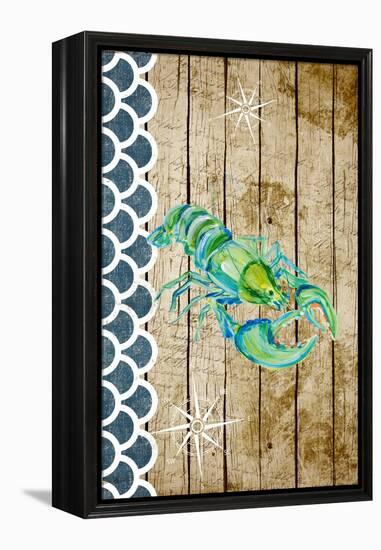 Planked Sealife I-Julie DeRice-Framed Stretched Canvas