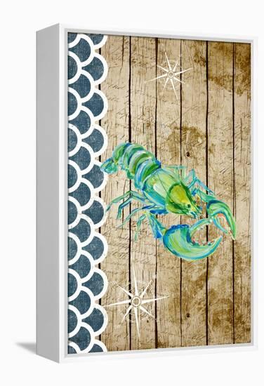 Planked Sealife I-Julie DeRice-Framed Stretched Canvas