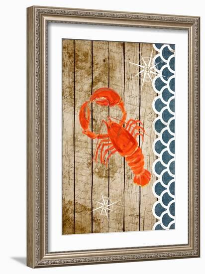 Planked Sealife II-Julie DeRice-Framed Art Print