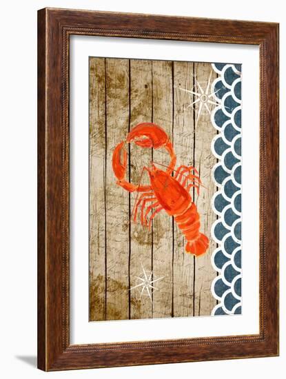 Planked Sealife II-Julie DeRice-Framed Art Print