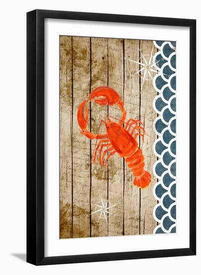 Planked Sealife II-Julie DeRice-Framed Art Print