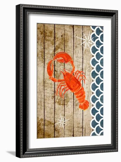 Planked Sealife II-Julie DeRice-Framed Art Print