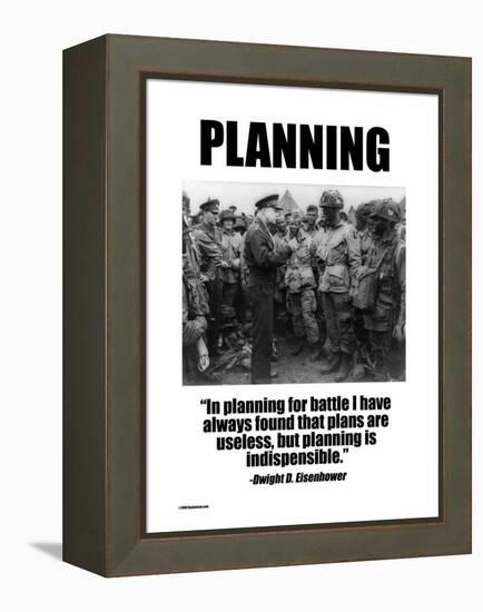 Planning-Wilbur Pierce-Framed Stretched Canvas