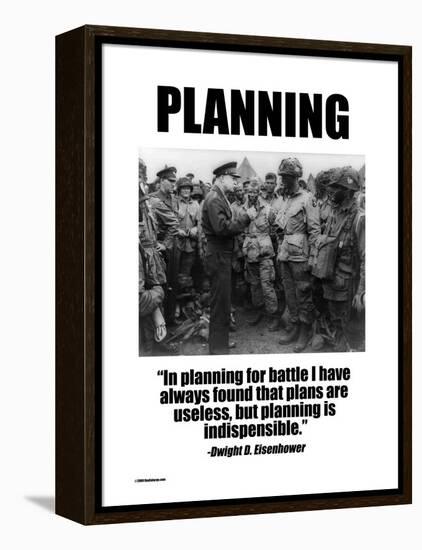 Planning-Wilbur Pierce-Framed Stretched Canvas