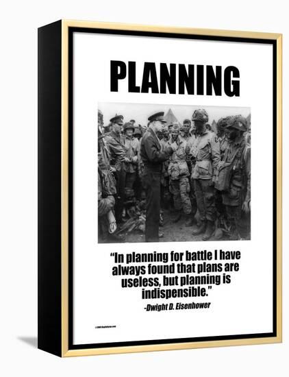 Planning-Wilbur Pierce-Framed Stretched Canvas