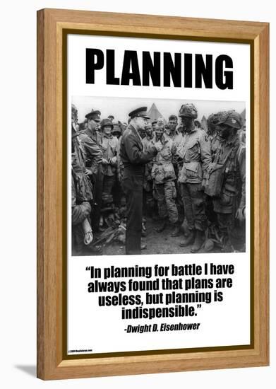 Planning-Wilbur Pierce-Framed Stretched Canvas