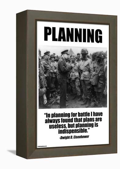 Planning-Wilbur Pierce-Framed Stretched Canvas