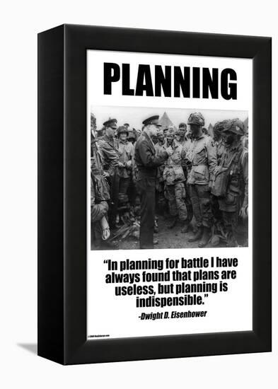 Planning-Wilbur Pierce-Framed Stretched Canvas