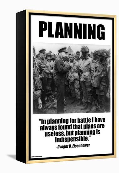 Planning-Wilbur Pierce-Framed Stretched Canvas