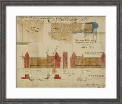 Plans And Elevations For The Red House Bexley Heath 1859 Giclee Print Philip Webb Art Com