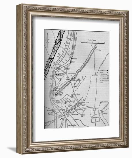 'Plans of the Battle of Candahar, (September 1, 1880)', c1880-Unknown-Framed Giclee Print