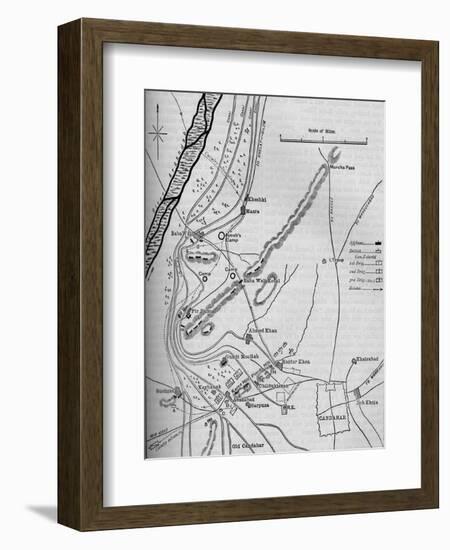 'Plans of the Battle of Candahar, (September 1, 1880)', c1880-Unknown-Framed Giclee Print