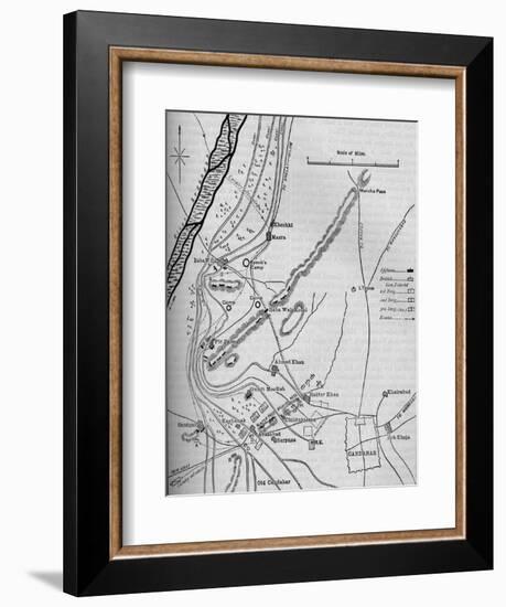 'Plans of the Battle of Candahar, (September 1, 1880)', c1880-Unknown-Framed Giclee Print