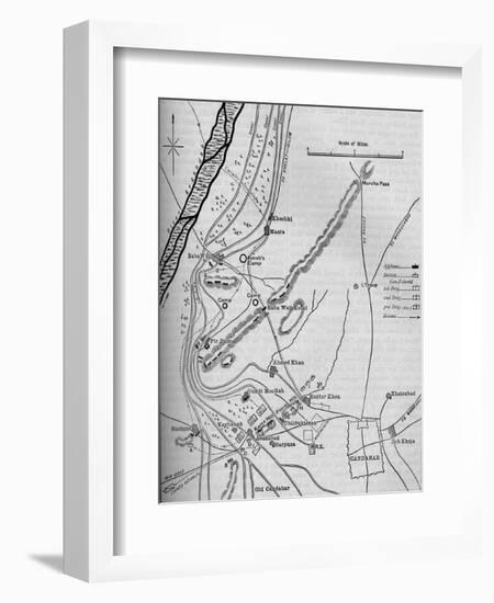 'Plans of the Battle of Candahar, (September 1, 1880)', c1880-Unknown-Framed Giclee Print