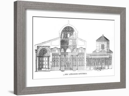 Plans of the Lateran Baptistery-Italian School-Framed Giclee Print