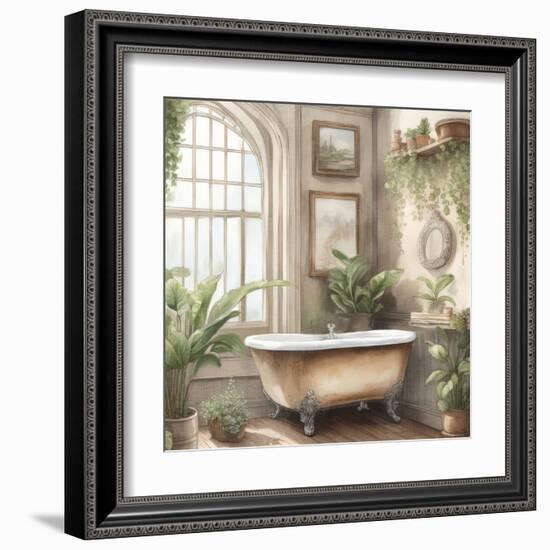 Plant Bath 1-Kimberly Allen-Framed Art Print