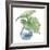 Plant Big Leaf III Dark Green-Chris Paschke-Framed Art Print