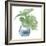 Plant Big Leaf III Dark Green-Chris Paschke-Framed Art Print