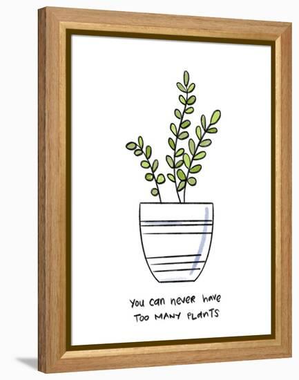 Plant Lady I-Anna Quach-Framed Stretched Canvas