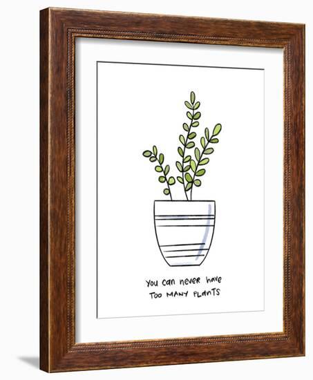 Plant Lady I-Anna Quach-Framed Art Print