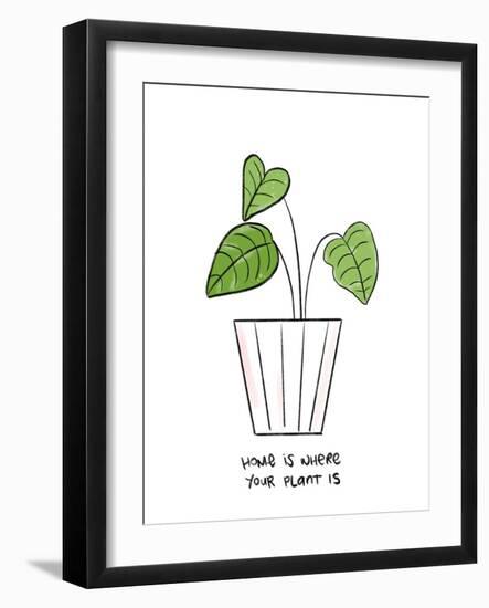 Plant Lady II-Anna Quach-Framed Art Print