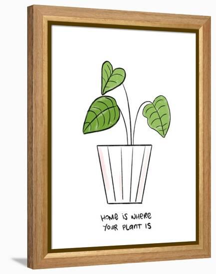 Plant Lady II-Anna Quach-Framed Stretched Canvas