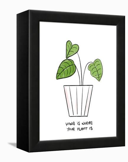 Plant Lady II-Anna Quach-Framed Stretched Canvas