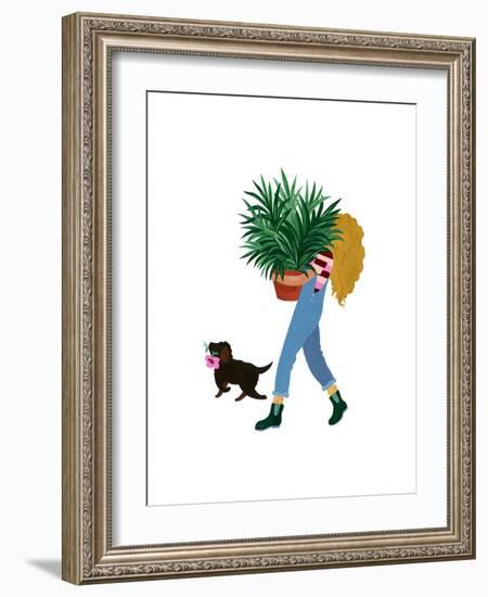 Plant Lady-Emily Kopcik-Framed Art Print