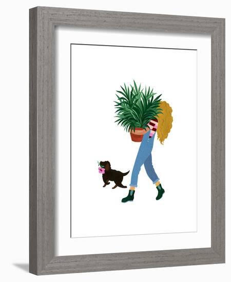 Plant Lady-Emily Kopcik-Framed Art Print