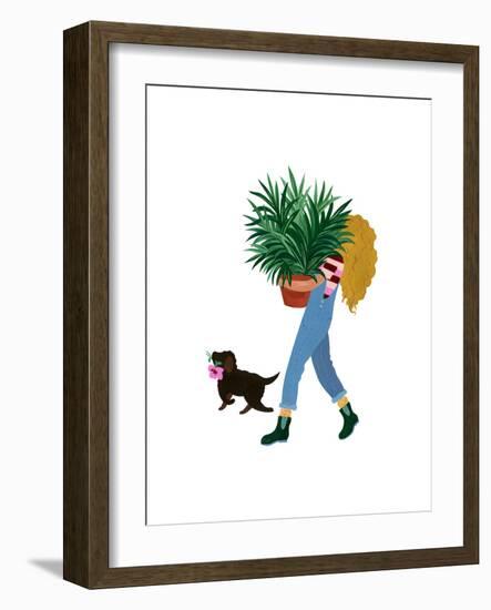 Plant Lady-Emily Kopcik-Framed Art Print