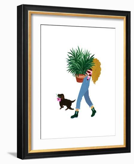 Plant Lady-Emily Kopcik-Framed Art Print