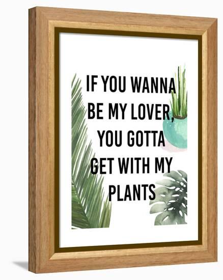 Plant Love IV-Studio W-Framed Stretched Canvas