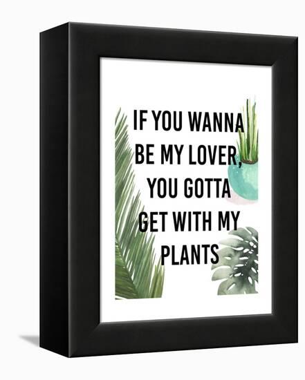 Plant Love IV-Studio W-Framed Stretched Canvas