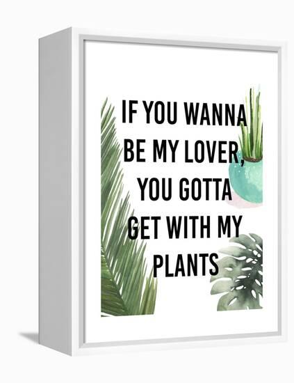 Plant Love IV-Studio W-Framed Stretched Canvas