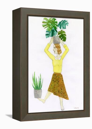Plant Mum-Sharyn Bursic-Framed Premier Image Canvas